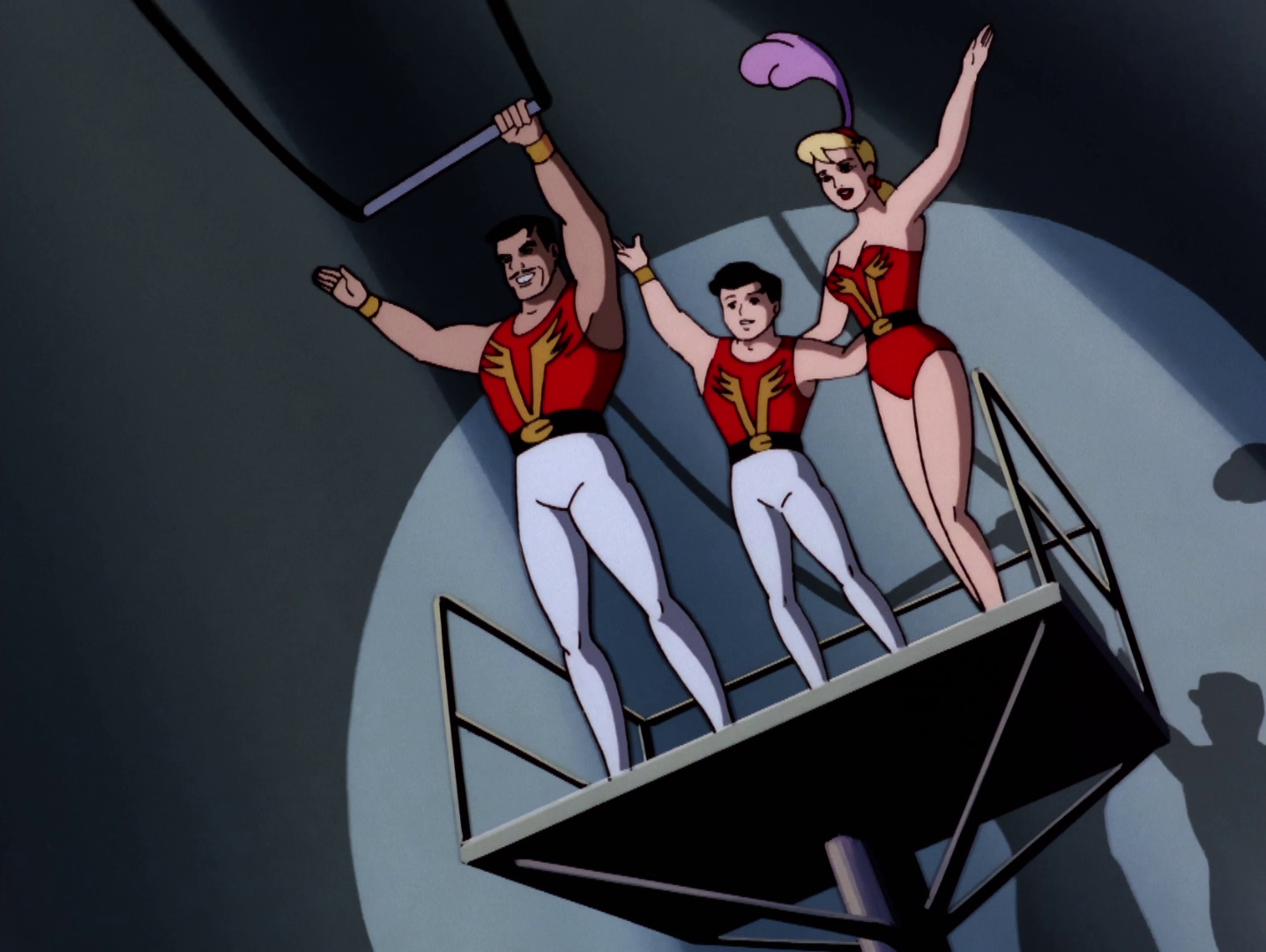 Animated series 2024. Летающие Грейсоны Титаны. Летающие Грейсоны в цирке.