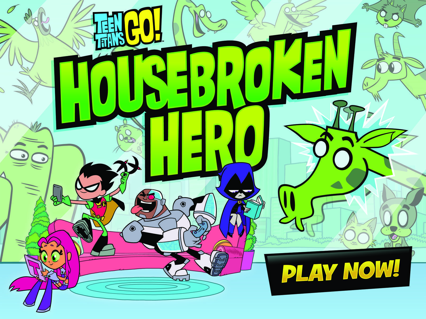 Preview Of "Teen Titans Go!" Game Debuting On Cartoon Network