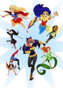 Current DC Super Hero Girls designs, characters
