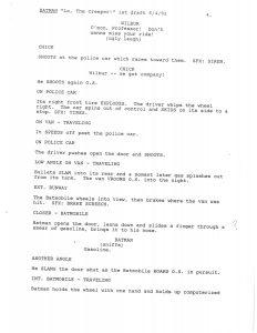 BTAS Batman: The Animated Series - The One and Only Gun Story Script 01 (First Draft) - Page 05