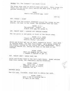 BTAS Batman: The Animated Series - The One and Only Gun Story Script 01 (First Draft) - Page 07