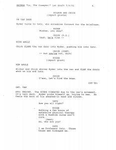 BTAS Batman: The Animated Series - The One and Only Gun Story Script 01 (First Draft) - Page 09