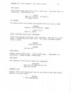 BTAS Batman: The Animated Series - The One and Only Gun Story Script 01 (First Draft) - Page 12