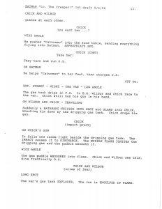 BTAS Batman: The Animated Series - The One and Only Gun Story Script 01 (First Draft) - Page 13