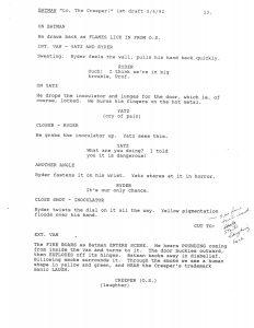 BTAS Batman: The Animated Series - The One and Only Gun Story Script 01 (First Draft) - Page 14