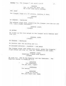 BTAS Batman: The Animated Series - Extras - Lo, The Creeper! Script (First Draft) - Page 18