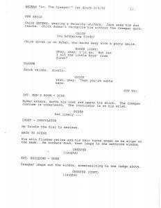 BTAS Batman: The Animated Series - Extras - Lo, The Creeper! Script (First Draft) - Page 22