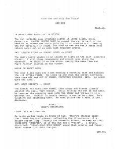 BTAS Batman: The Animated Series - The One and Only Gun Story Script 01 (First Draft) - Page 03