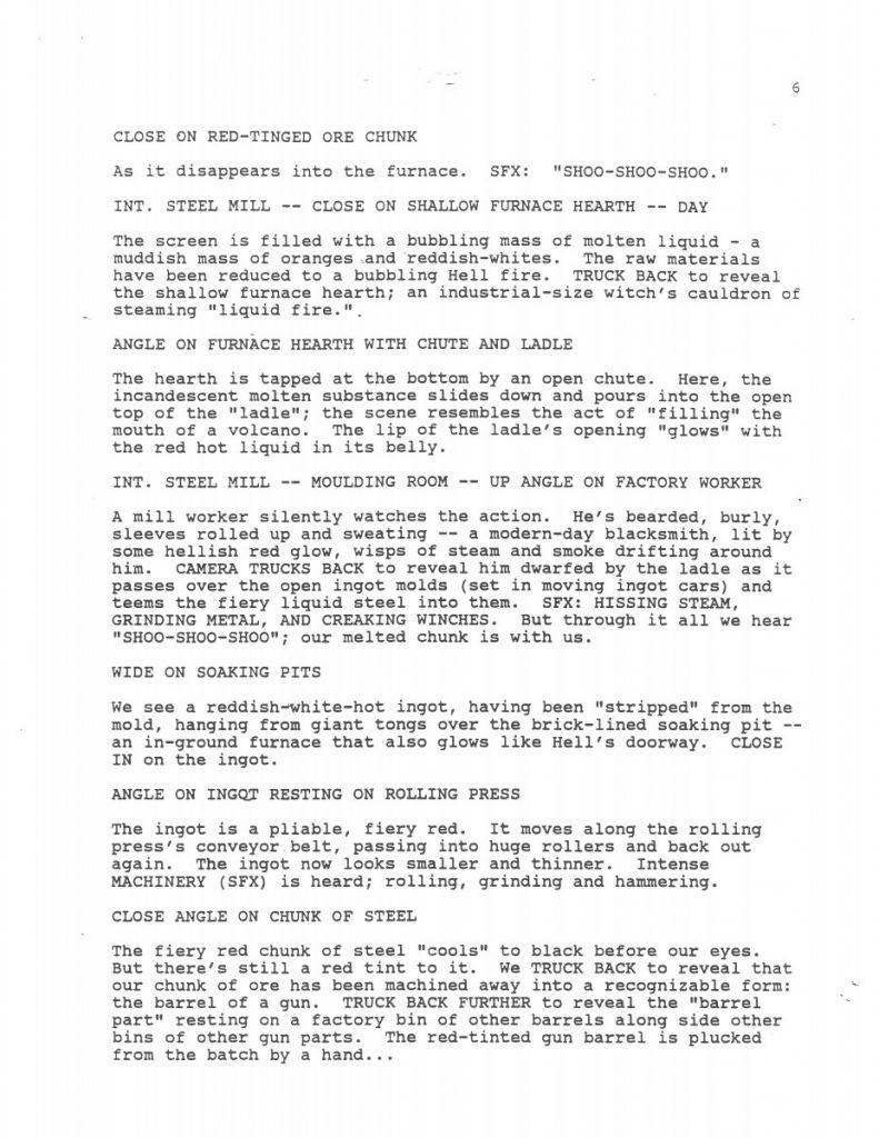 BTAS Batman: The Animated Series - The One and Only Gun Story Script 01 (First Draft) - Page 08