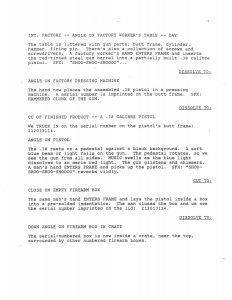 BTAS Batman: The Animated Series - The One and Only Gun Story Script 01 (First Draft) - Page 09