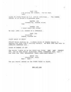 BTAS Batman: The Animated Series - The One and Only Gun Story Script 01 (First Draft) - Page 19