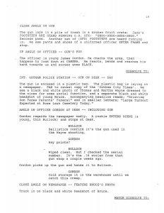 BTAS Batman: The Animated Series - The One and Only Gun Story Script 01 (First Draft) - Page 21