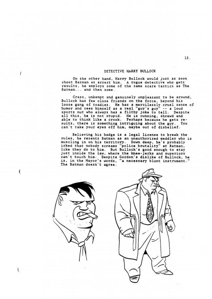BTAS - Batman: The Animated Series Writer Bible - Page 027